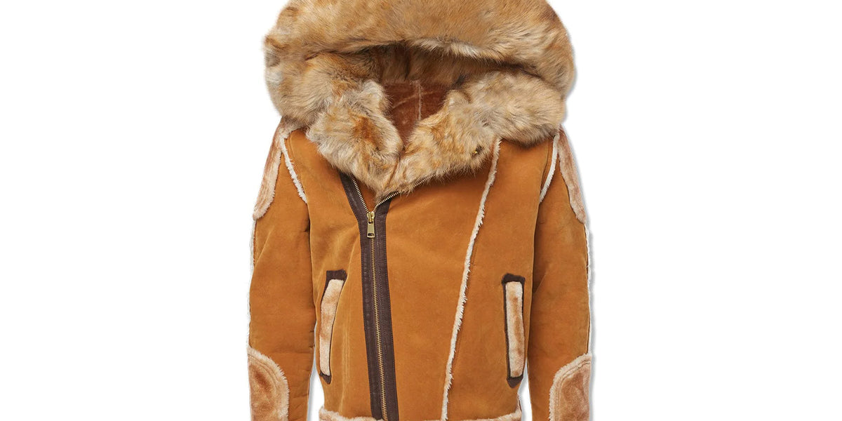 Jordan craig shearling 2025 jacket 91380 tan